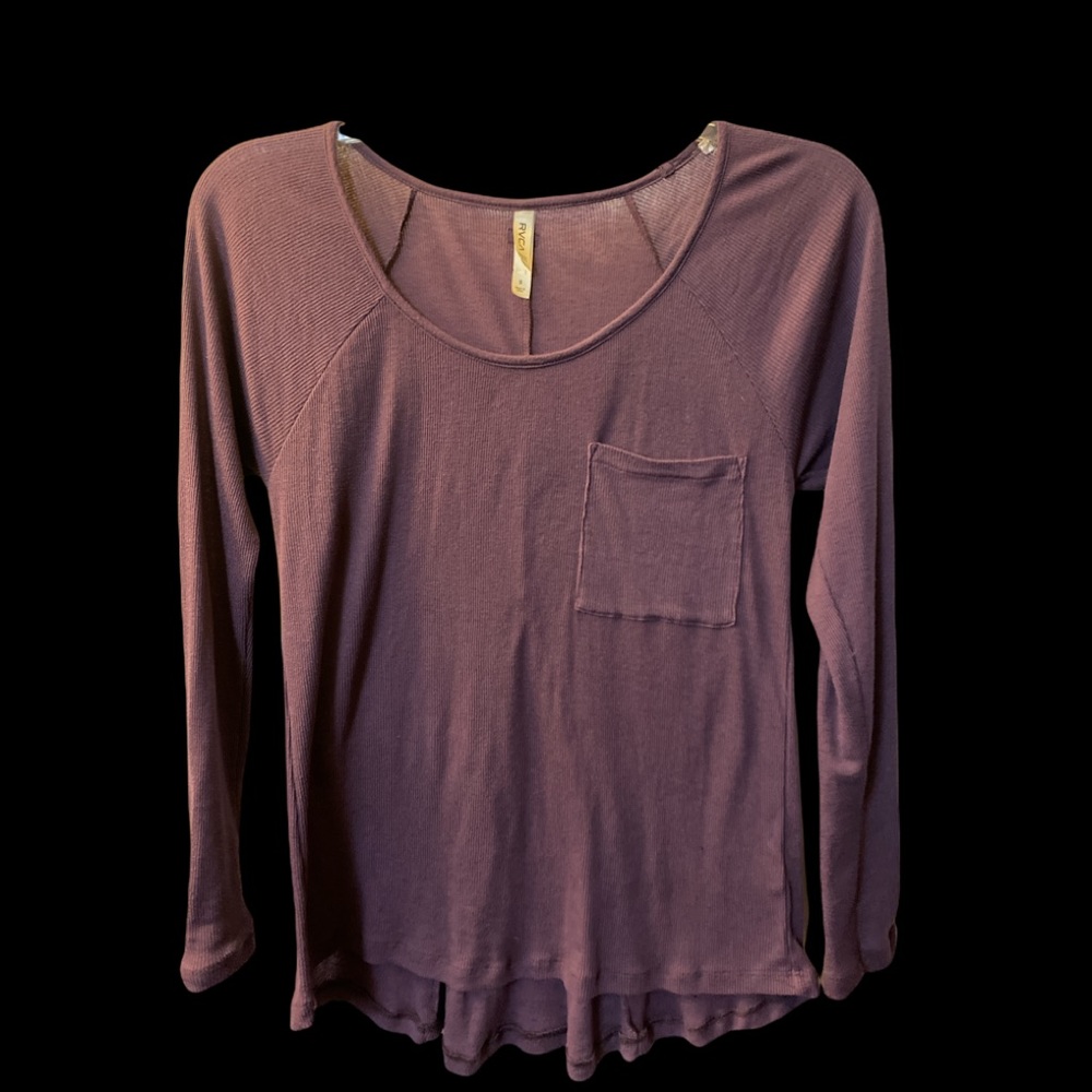 Cotton long sleeve long top